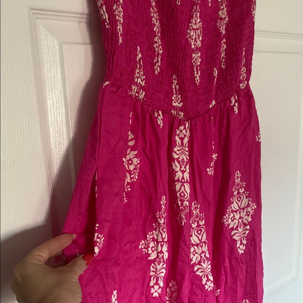 Pink Patterned Jumpsuit - Picture 5 of 5